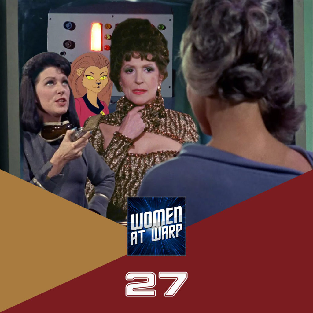 Majel as Number One, Lwaxana and Chapel