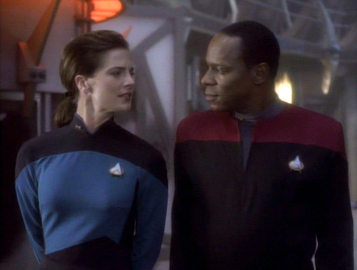 Dax and Sisko in "Emissary"