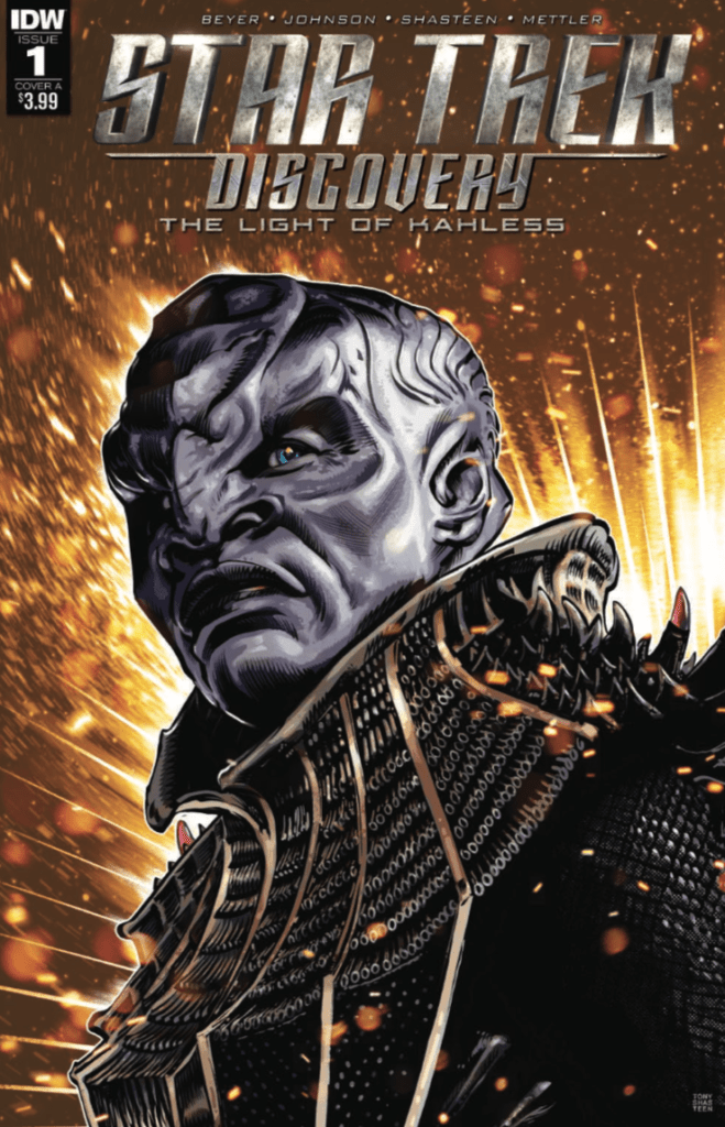 Cover of Star Trek: Discovery Issue !, featuring T'Kuvma