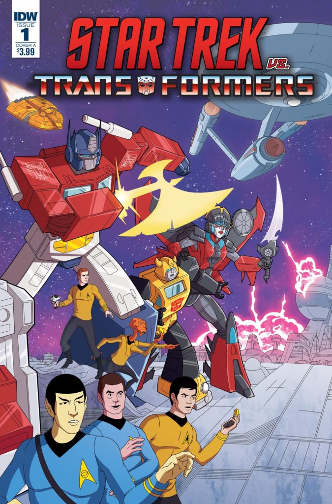 Cover of Star Trek/Transformers #1