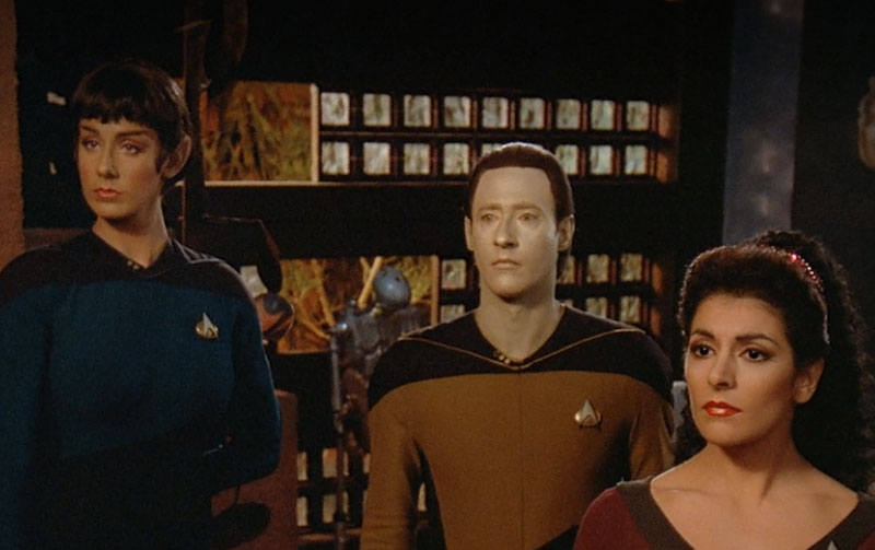 Selar, Data and Troi 