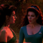 Troi views her Goddess of Empathy double