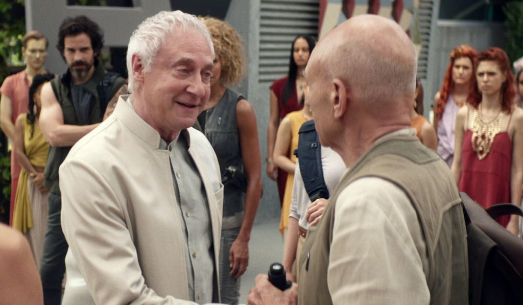 Alton Soong (Brent Spiner) meets Picard