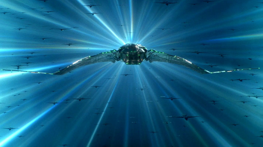 The Romulan fleet approaches