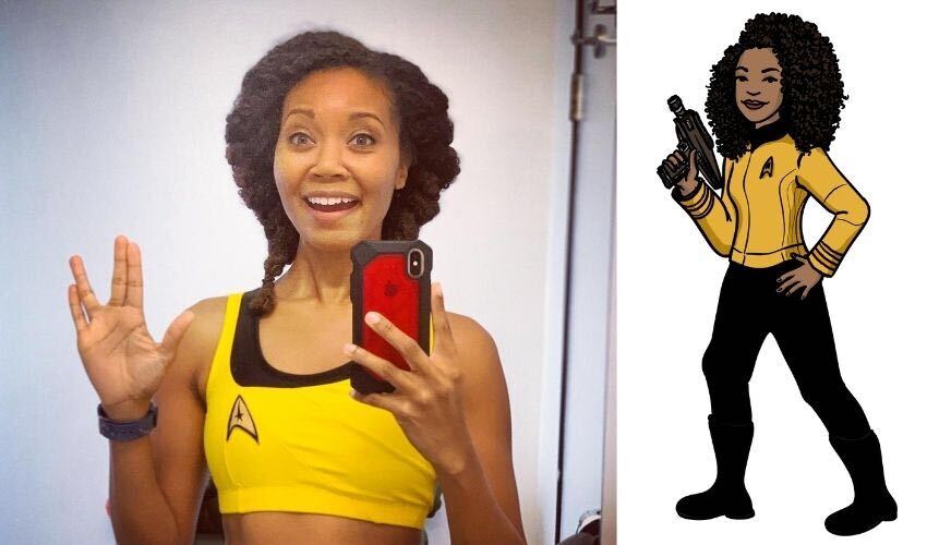 Aliza photo next to Trek avatar