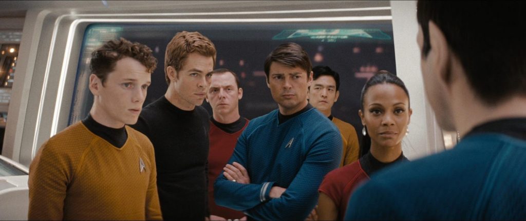 The cast of Star Trek (2009)