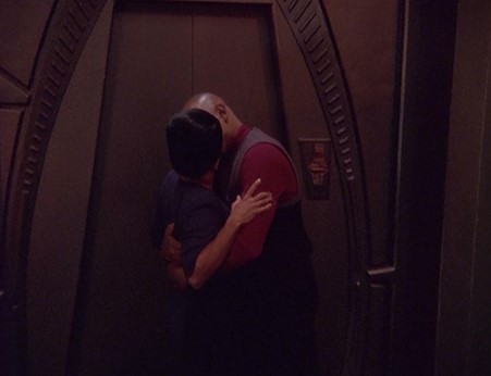 Ben and Kasidy kiss