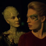 Seven and the Borg Queen in "Dark Frontier"