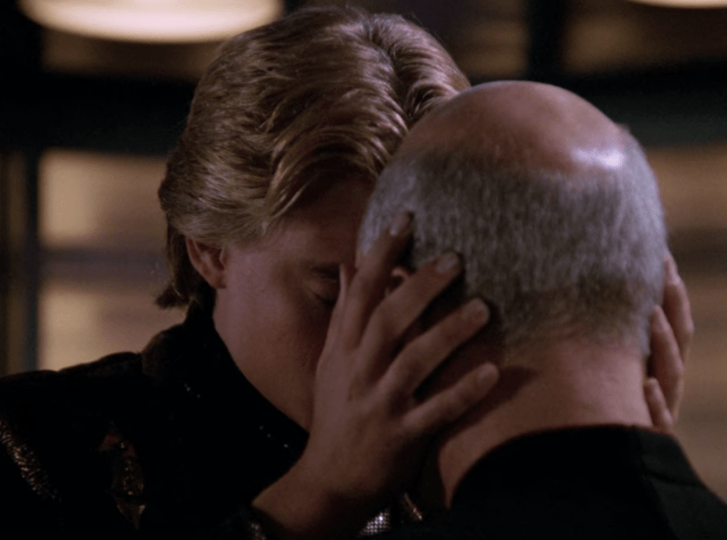Jono touches foreheads with Picard