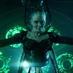 Annie Wersching as the Borg Queen strung up in La Sirena
