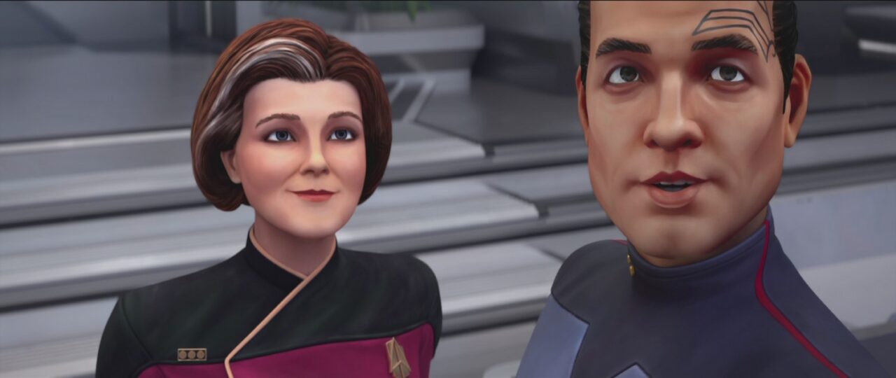 Janeway and Chakotay