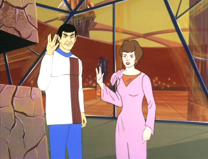 Sarek and Amanda in "Yesteryear"