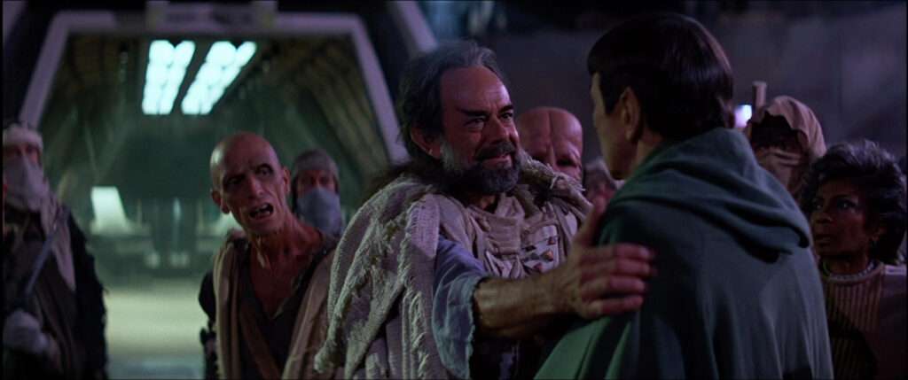 Sybok embraces Spock in Star Trek V