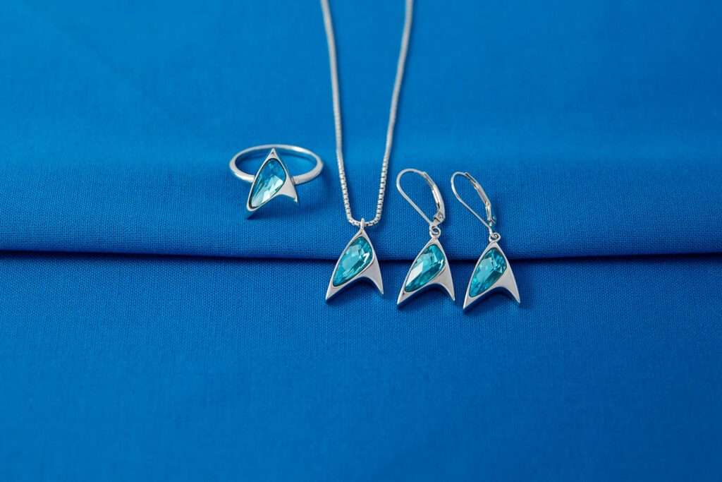 Rocklove Delta Shield Jewellery - blue