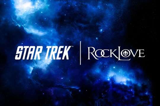 Promo image for the Star Trek/RockLove partnership