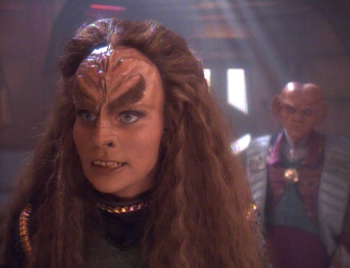 Mary Kay Adams as Grilka in "The House of Quark"