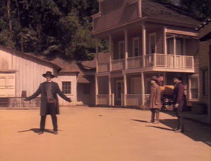 The western town in "A Fistful of Datas"