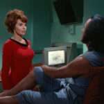 Marla speaks with Khan in Sickbay