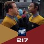 Tuvok faces off with the Maquis crew members in "Learning Curve"