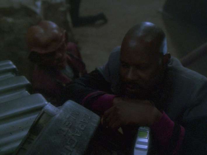 Quark yells at Sisko in "The Siege of AR-558"