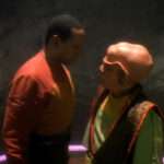 Sisko and Quark confront each other in "The Jem Hadar"