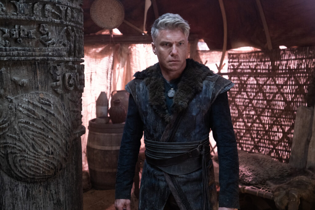 Anson Mount as Capt. Pike in the season 2 trailer of Star Trek: Strange New Worlds, streaming on Paramount+, 2023. Photo Cr: Michael Gibson/Paramount+